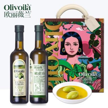 欧丽薇兰Olivoila特级初榨橄榄油礼盒750ml2