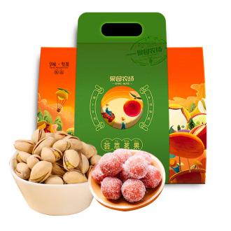 果园农场荟萃茗果干果礼盒1584g