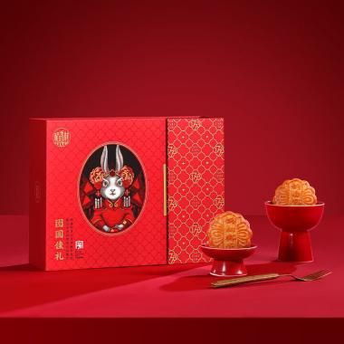 稻香村团圆佳礼月饼礼盒600g